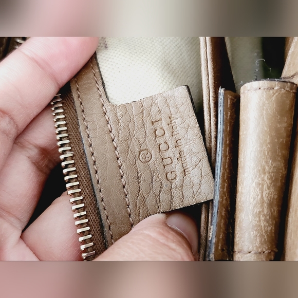 SOLD!!2for350)Original Gucci bamboo two way bag - Picture 14 of 16